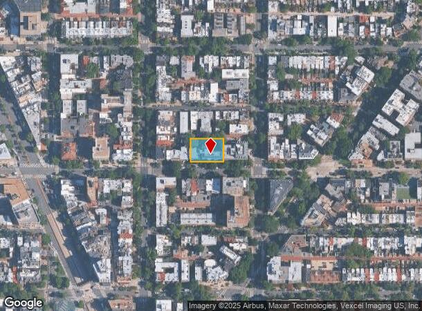  1825 R St Nw, Washington, DC Parcel Map