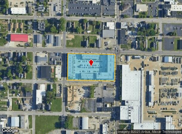 200 N Main St, Evansville, IN Parcel Map