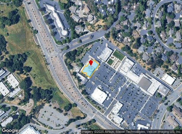  1900 Tice Valley Blvd, Walnut Creek, CA Parcel Map