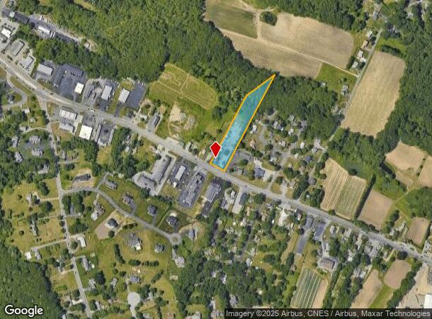  1568 Fall River Ave, Seekonk, MA Parcel Map