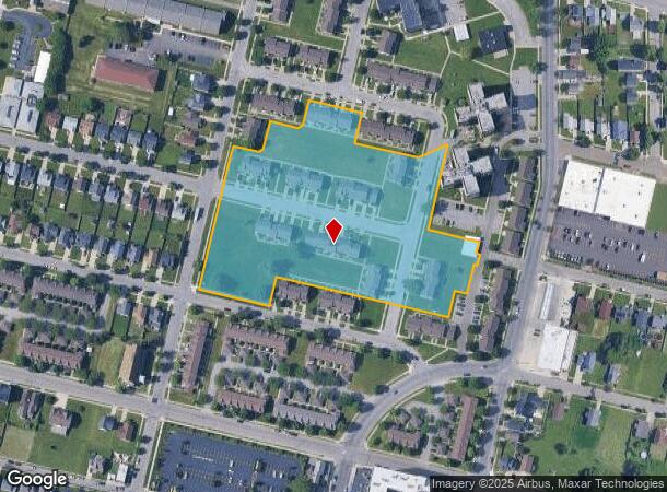492 S Division St, Buffalo, NY Parcel Map
