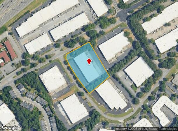  1721 Oakbrook Dr, Norcross, GA Parcel Map