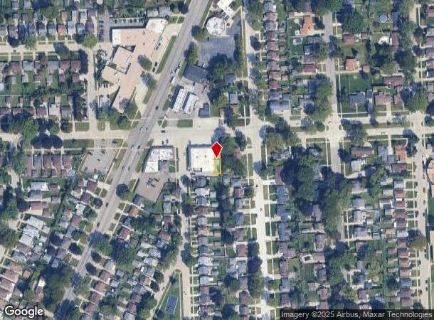 16127 Wick Rd, Allen Park, MI Parcel Map