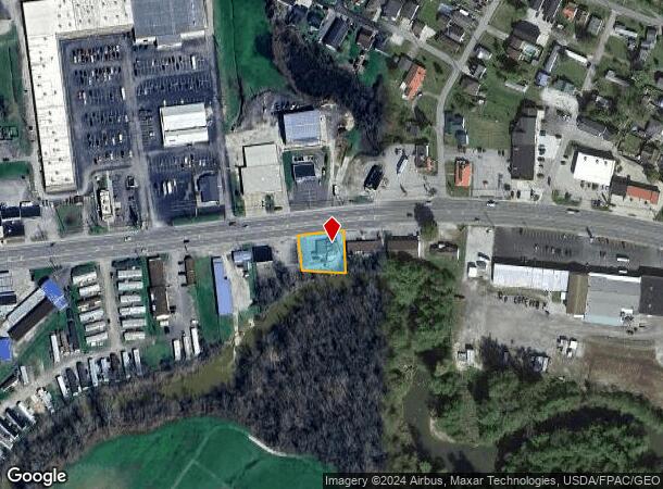  872 E Main St, Milton, WV Parcel Map