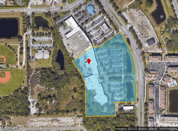 6300 N Wickham Rd, Melbourne, FL Parcel Map