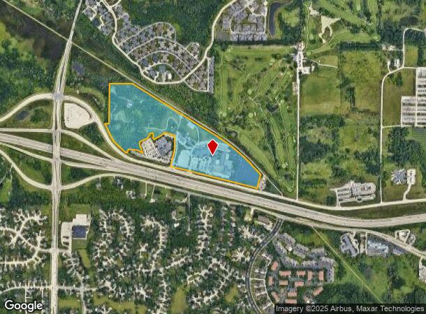  2810 Golf Rd, Pewaukee, WI Parcel Map