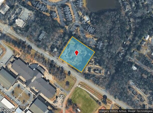1291 Cedar Shoals Dr, Athens, GA Parcel Map