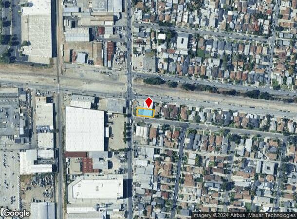  6190 Maywood Ave, Huntington Park, CA Parcel Map