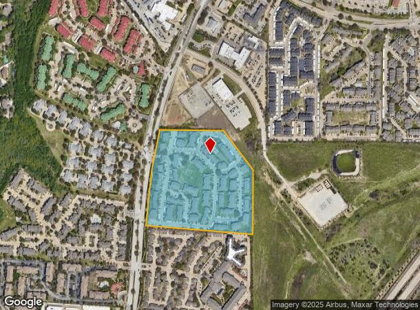  5209-5255 Bryant Irvin Rd, Fort Worth, TX Parcel Map