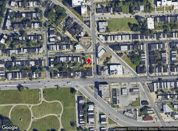 608 Poplar Grove St, Baltimore, MD Parcel Map