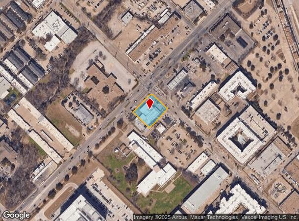  2444 Inwood Rd, Dallas, TX Parcel Map