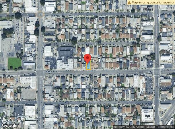  205 W Vernon Ave, Los Angeles, CA Parcel Map