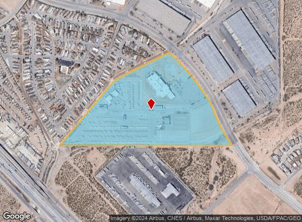  12440 Rojas Dr, El Paso, TX Parcel Map