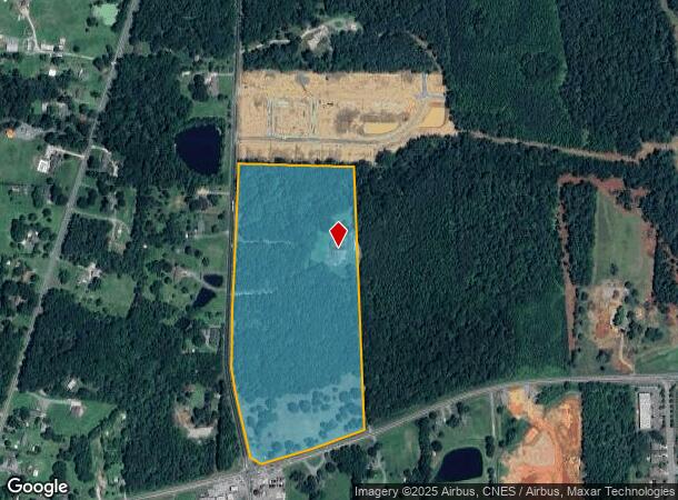 563 Nc Highway 61 S, Gibsonville, NC Parcel Map