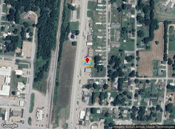  210 N Chouteau Ave, Chouteau, OK Parcel Map
