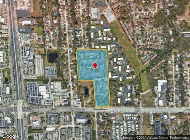  2738 Roosevelt Blvd, Clearwater, FL Parcel Map