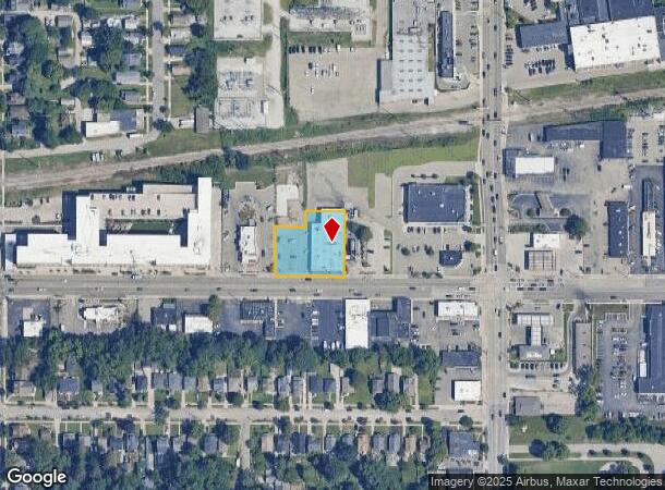 1121 Michigan St Ne, Grand Rapids, MI Parcel Map