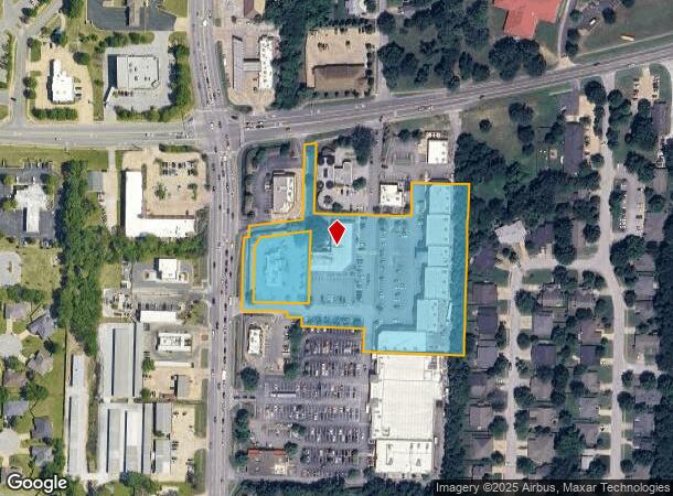 1806 N Crossover Rd, Fayetteville, AR Parcel Map
