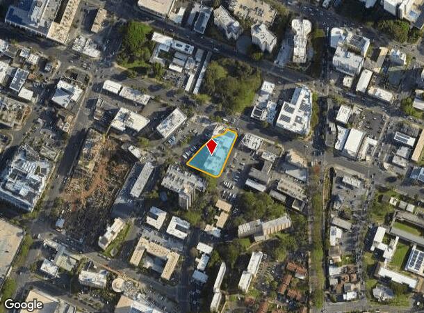  1481 S King St, Honolulu, HI Parcel Map