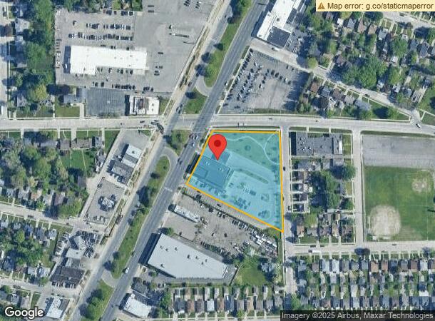  21650 Gratiot Ave, Eastpointe, MI Parcel Map