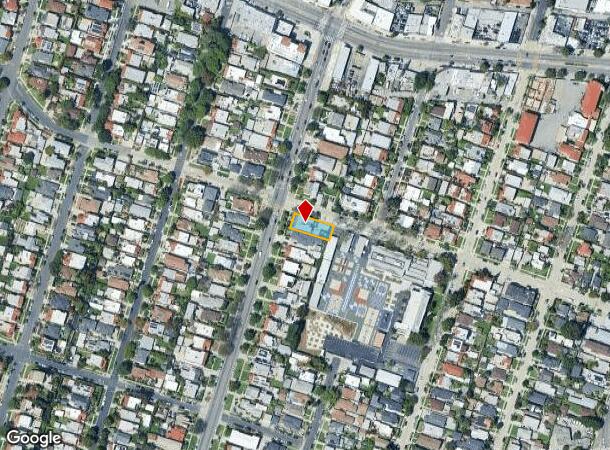  1500 Hauser Blvd, Los Angeles, CA Parcel Map