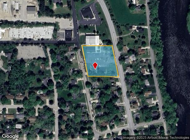  1070 N Hudson St, Lowell, MI Parcel Map