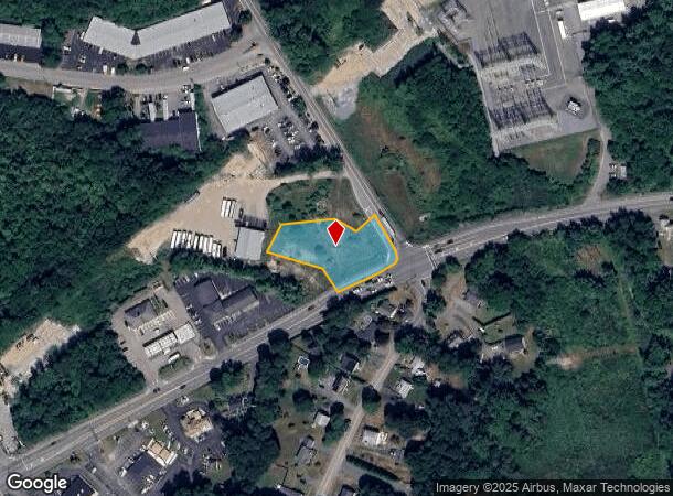  14 Elm St, Bridgewater, MA Parcel Map