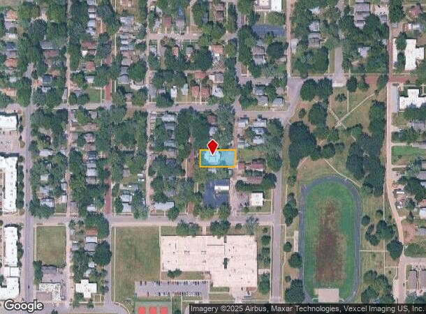 1318 Sw Buchanan St, Topeka, KS Parcel Map