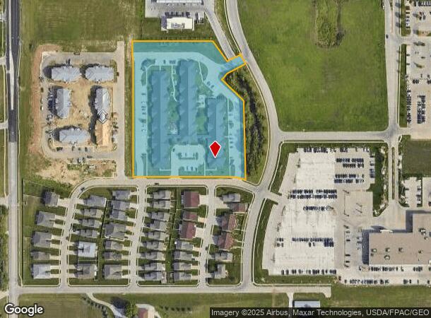 2204 Albert St, Bellevue, NE Parcel Map