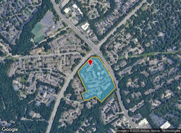 3605 Holcomb Bridge Rd, Peachtree Corners, GA Parcel Map