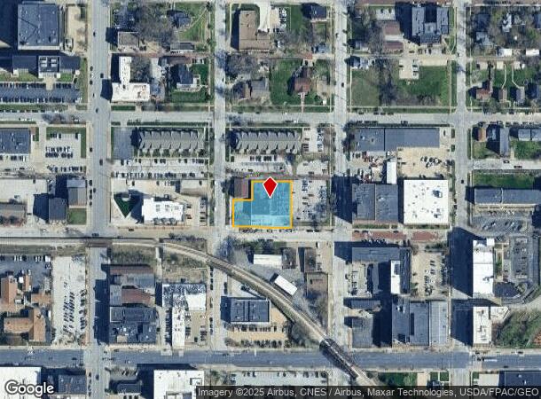  206 E 5Th St, Davenport, IA Parcel Map
