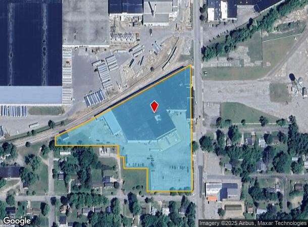 703 N Clark St, Albion, MI Parcel Map