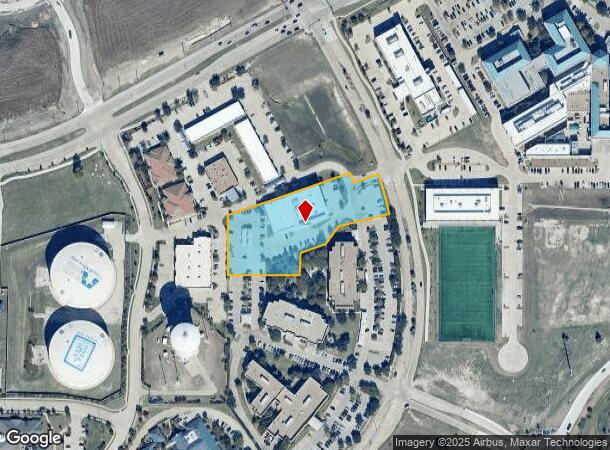  1125 Raintree Cir, Allen, TX Parcel Map