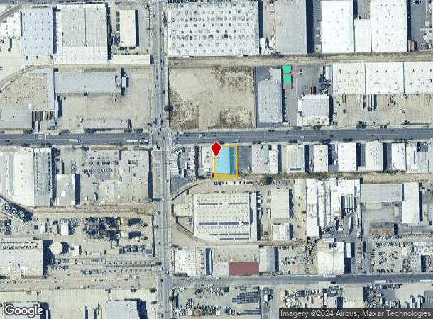  2828 Leonis Blvd, Vernon, CA Parcel Map