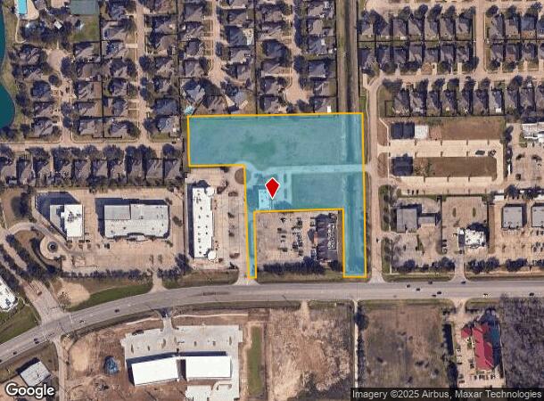  9121 Broadway St, Pearland, TX Parcel Map