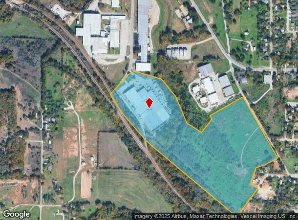 1202 N Bowie Dr, Weatherford, TX Parcel Map
