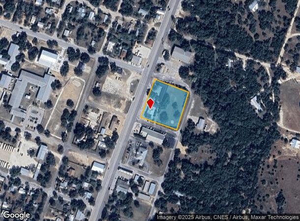  1206 Main St, Blanco, TX Parcel Map