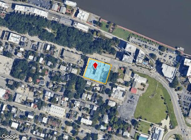  601 E Bay St, Savannah, GA Parcel Map