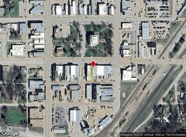  616 Cedar St, Perry, OK Parcel Map
