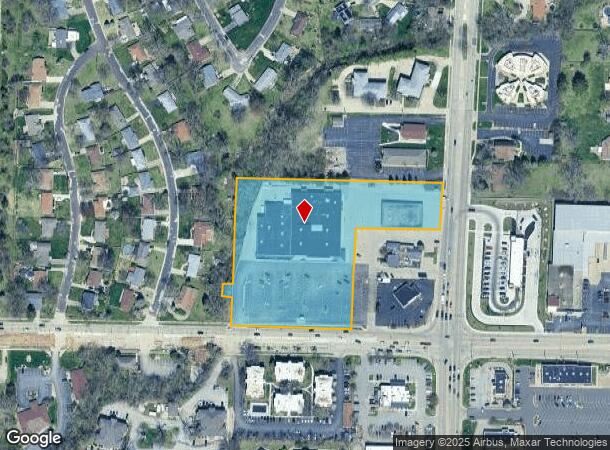 5001 N University St, Peoria, IL Parcel Map