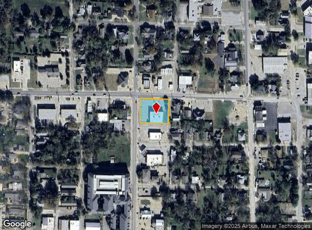 1407 Live Oak St, Commerce, TX Parcel Map