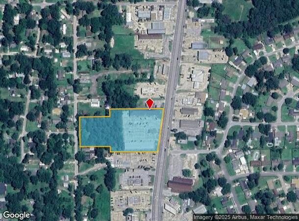 1091 N Main St N, Vidor, TX Parcel Map