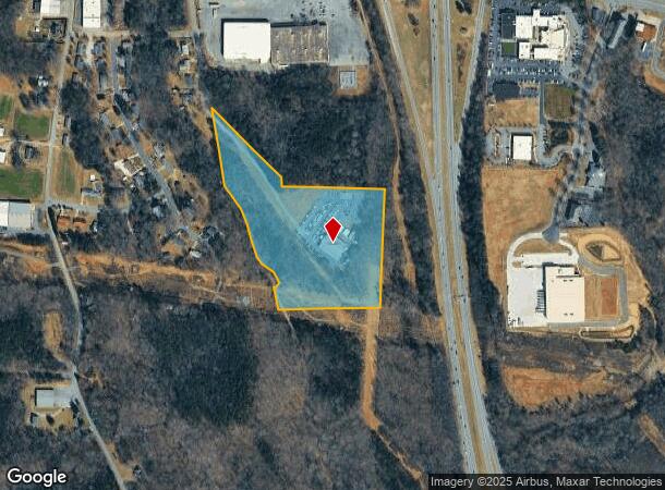  1245 12Th St Sw, Hickory, NC Parcel Map