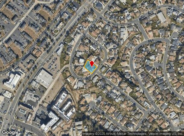  7128 E Hyatt St, San Diego, CA Parcel Map