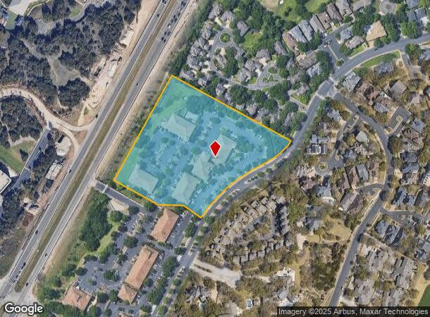  4000 Long Champ Dr, Austin, TX Parcel Map