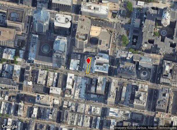  1523 Chestnut St, Philadelphia, PA Parcel Map