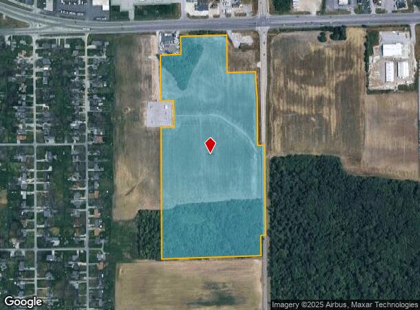 2402 S Maplecrest Rd, Fort Wayne, IN Parcel Map