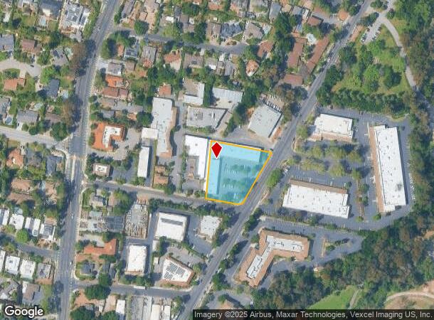 805 University Ave, Los Gatos, CA Parcel Map