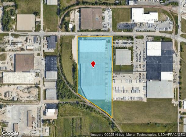 6360 John J Pershing Dr, Omaha, NE Parcel Map