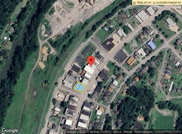  602 Elk St, Gassaway, WV Parcel Map